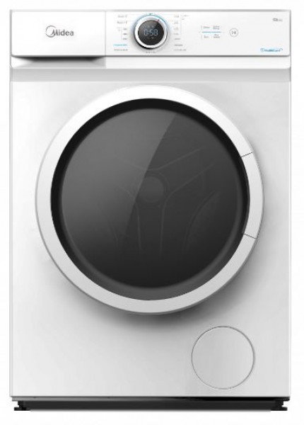 Midea MF100W80BWES Lavadora 8Kg 1400rpm 85x59.5x56.5Cm Inverter Vapor Blanco B