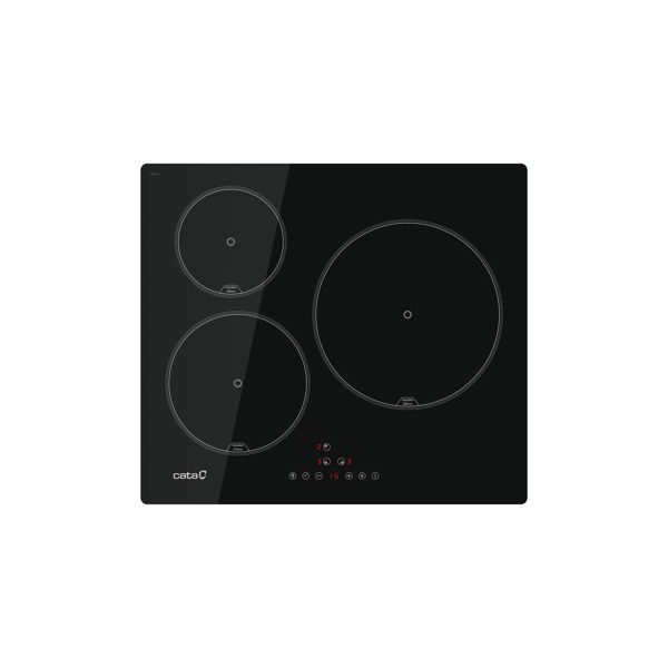 Placa Inducción CATA IB6303E2BK 3 Zonas 59cm Potente, segura y elegante