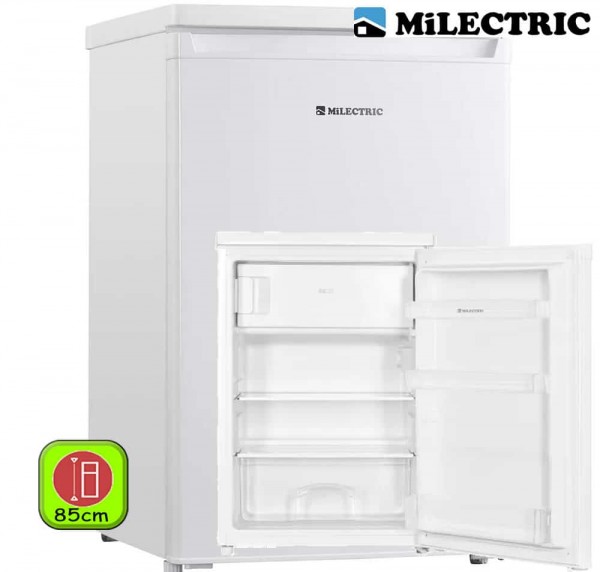 FRIGORIFICO MILECTRIC RF120B 1 PUERTA BLANCO 85x55x58CM. CON CONGELADOR CLASE F