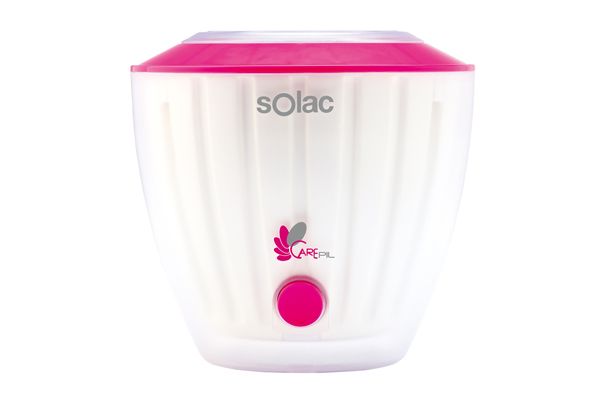 Depiladora Solac Carepil Rosa Blanco