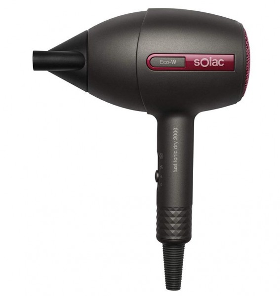 Solac SH7087 Secador de Pelo Compacto con Tecnología Eco-W