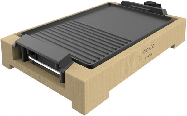 Tasty&Grill 2000 Bamboo Black Plancha de asar eléctrica de 2000 W