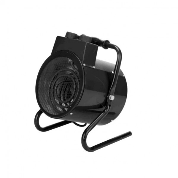 Termoventilador Industrial Zenon 3000w Negro 2potencias Ip24 Termostato Regulable