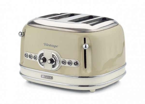 Tostador Ariete 15603  Vintage Beige 4 RANURNAS 80