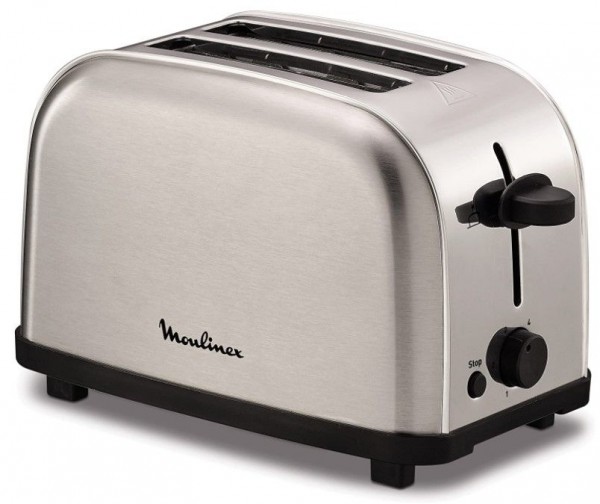 Tostadora Moulinex LT330D, Inox, 2 ranuras
