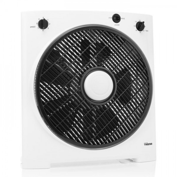 VENTILADOR TRISTAR VE5858 BOX FAN 30CM BLANCO 3 VELOCIDAD OSCILANTE 40W