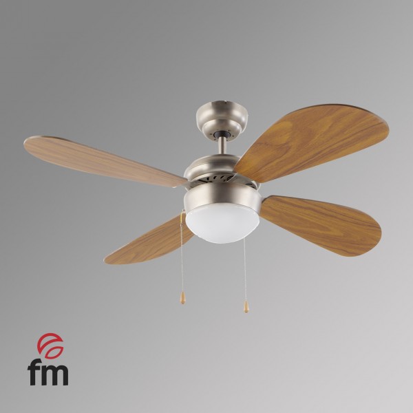 Ventilador Techo FM VT105 105cm 4 aspas luz 