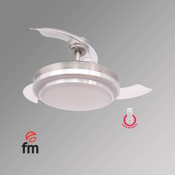 Ventilador techo FM VTSENZAPLUS DC 107 cm ø con luz 