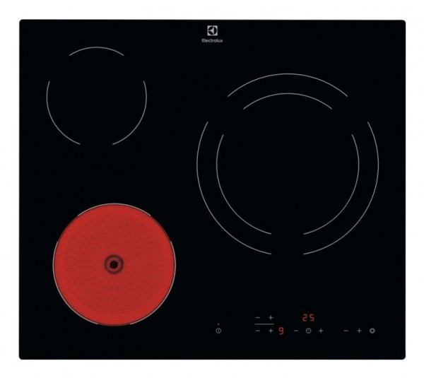 Vitroceramica Electrolux LR633CK, 3 zonas, 60cm 