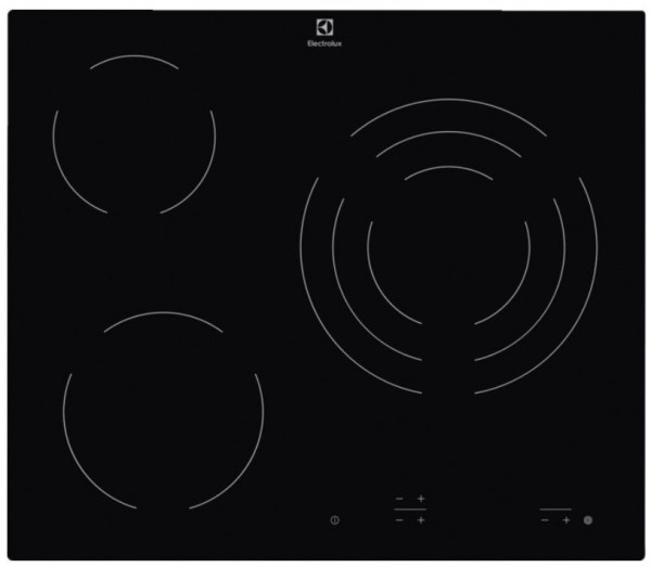 Vitrocerámica Electrolux EHF6232IOK, 3 zonas