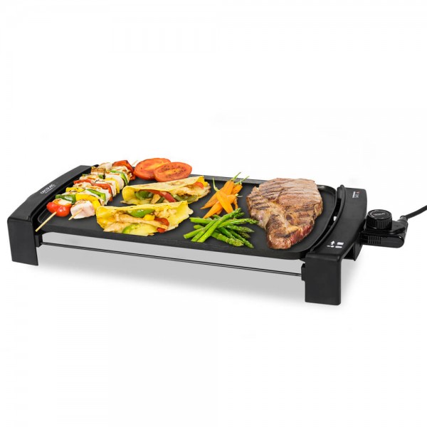 BLACK&WATER 2500 Plancha de asar eléctrica de cocina