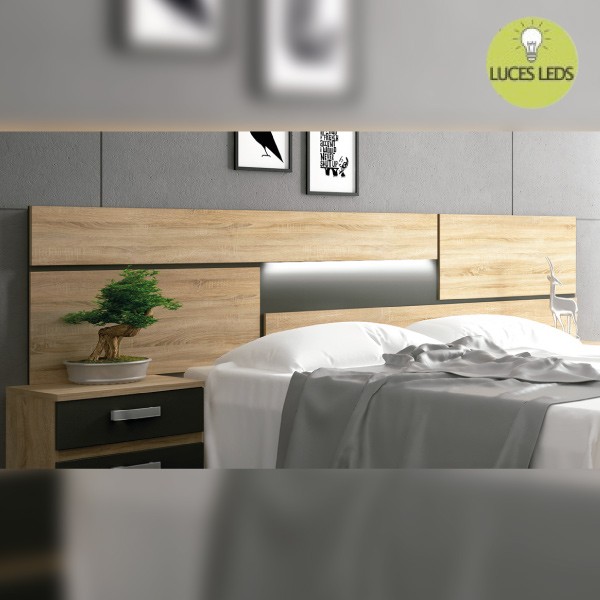 Cabecero de cama leds modelo Priego 260 cm