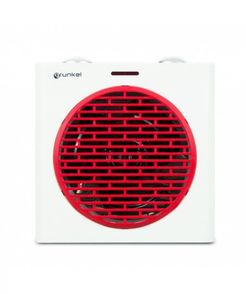 Calefactor Termoventilador Portátil Rojo GRUNKEL CAR-R20