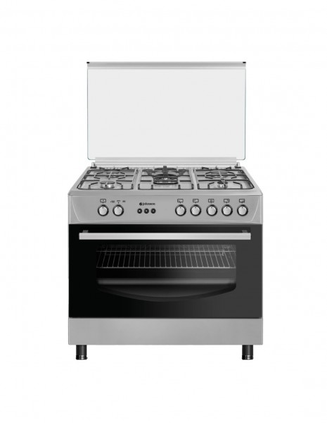 Cocina de gas natural Johnson 90 cm Inox COCI90GX