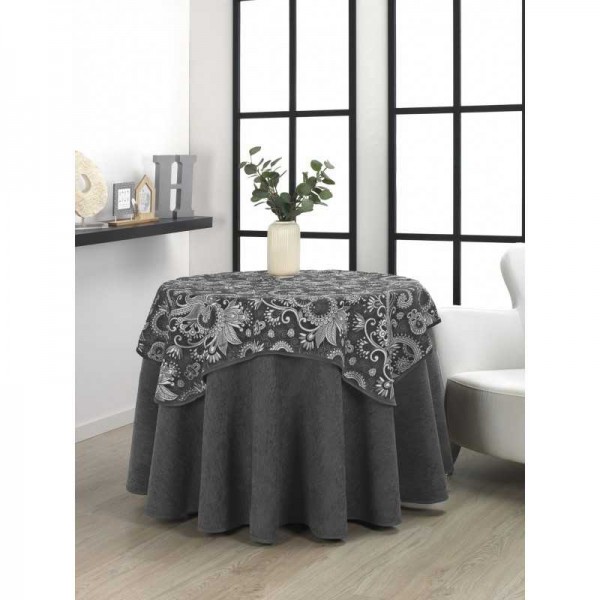 Conjunto mesa camilla redonda 