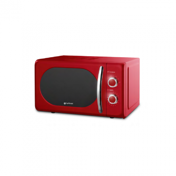  Microondas GRUNKEL MW20ROJO  20L de capacidad.