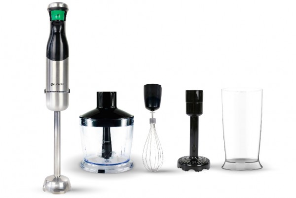 GRUNKEL MP-800G SET Batidora de mano de 800W con set de accesorios. Con gatillo de potenci