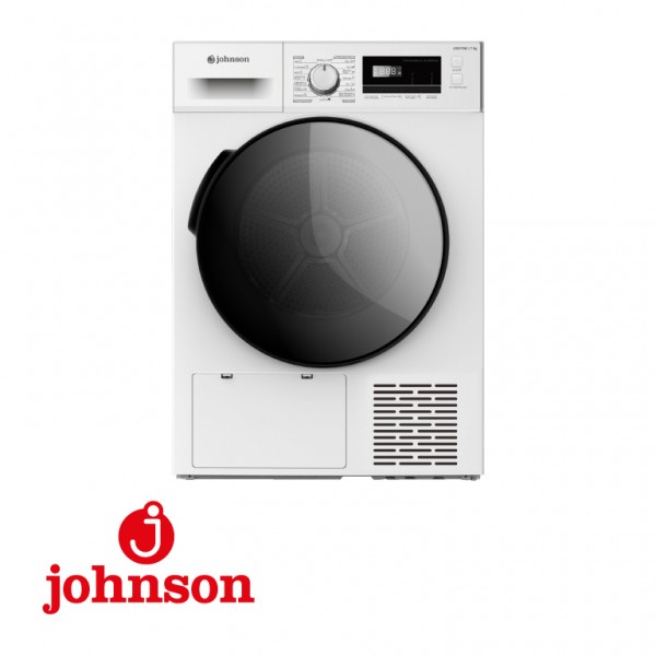 Secadora Johnson JDRY7NE 7Kg Bomba de Calor Clase E Display LED Blanca