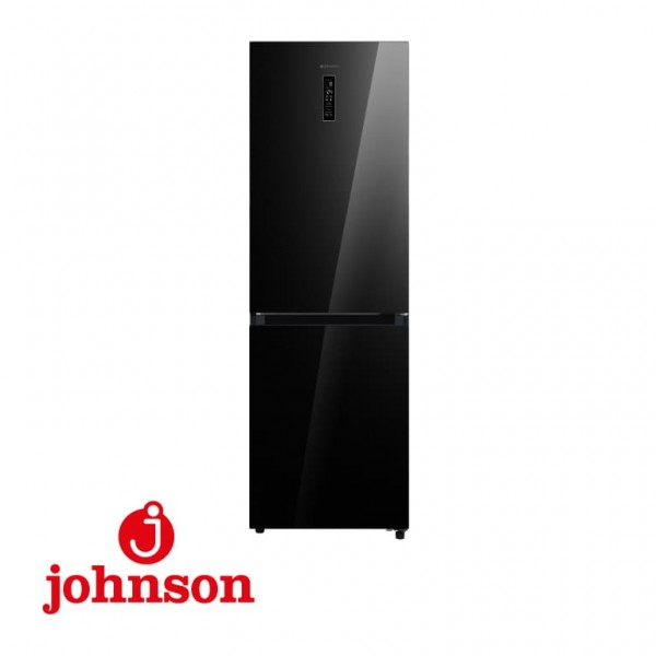 Frigorífico Combi Johnson JRC201EN2GN 201 cm Cristal Negro No Frost Clase E Inverter