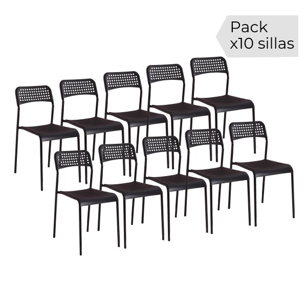 Juego de 10 sillas Top