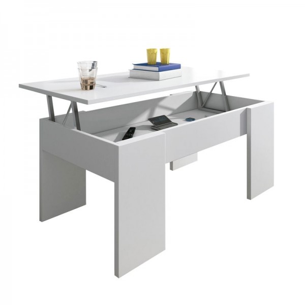 Mesa De Centro Elevable Gala BLANCA