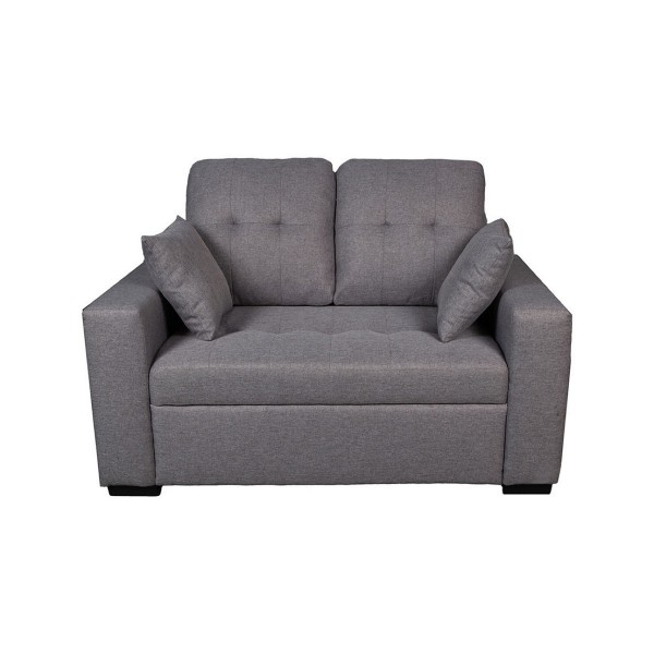 Sofá 2 Plazas Egeo Malmo Gris 140 cm Diseño Moderno