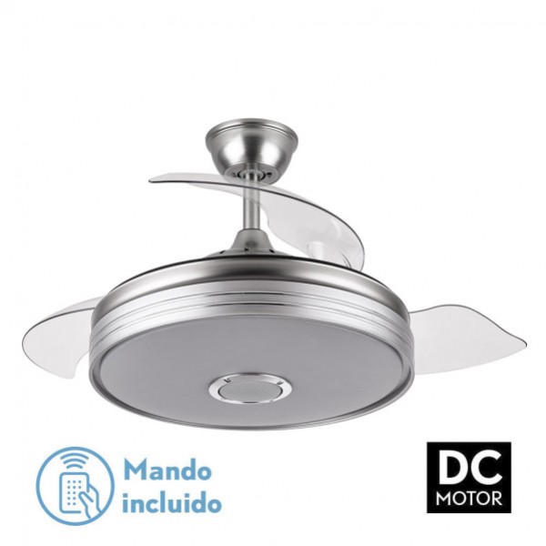 Ventilador Dc Matanuska 72w 7200lm Niq Bluethooth 32/47x55/108d.3 Aspas Desp.6 Vel.3 Color