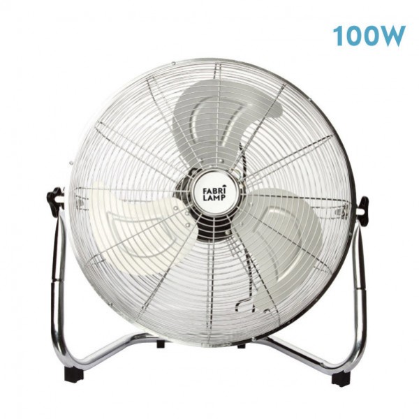 Ventilador Industrial Libis 100w Cromo 52d 3 Velocidades 54x56x22 Cm