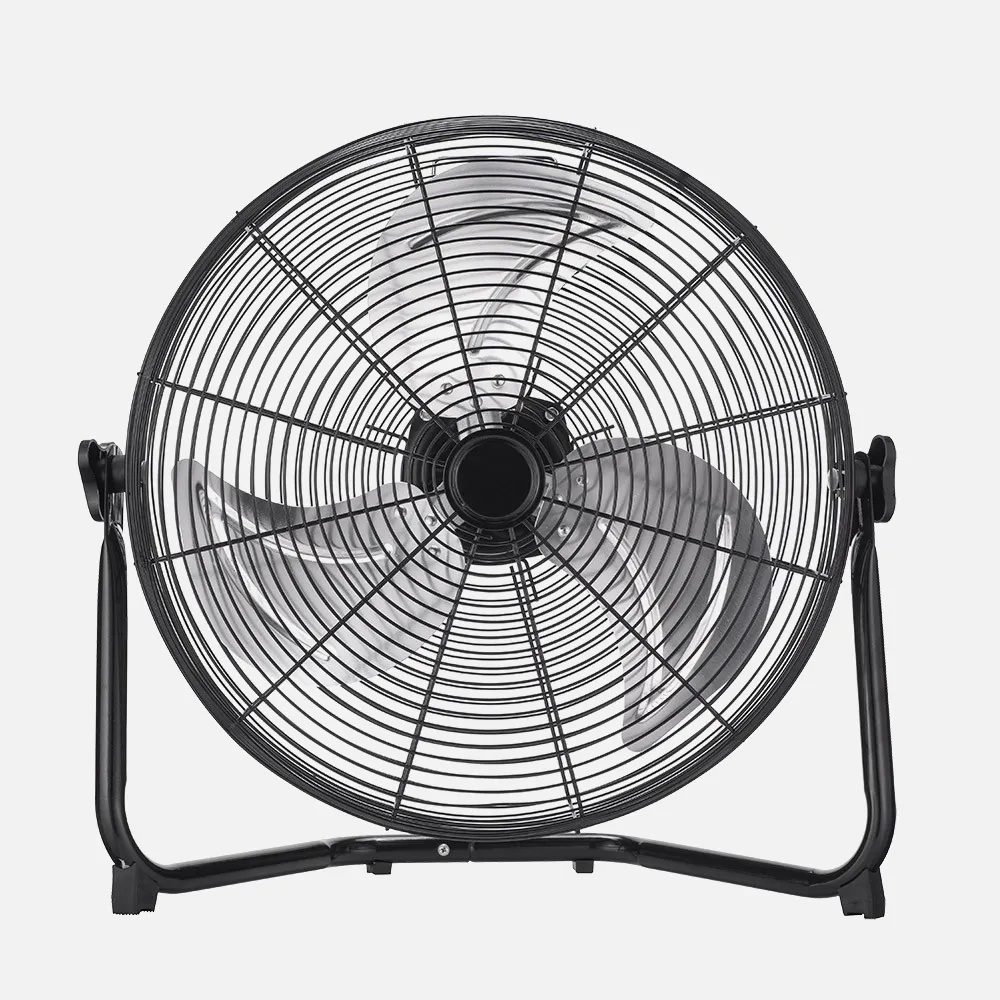 Ventilador Industrial Midas 120w Negro/cromo 55d 3 Velocidades,orientable 59x62x22 Cm